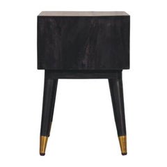 Solid Wood Mid-Century Open Bedside