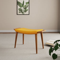 Accent Ottoman in Yellow