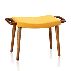 Accent Ottoman in Yellow
