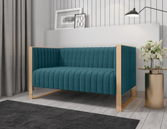 Loveseat in Teal