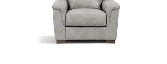Cornelia Beige Leather Chair