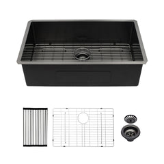 33x19x10"Undermount Single Bowl Stainless Steel Kitchen Sink