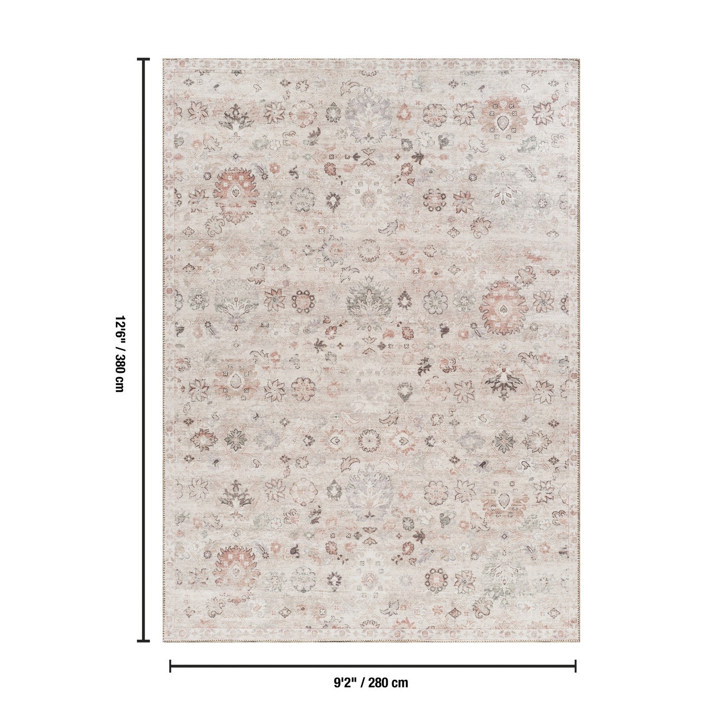 Majestic GC_RYL1002 Beige 9 ft. 2 in. x 12 ft. 6 in. Area Rug