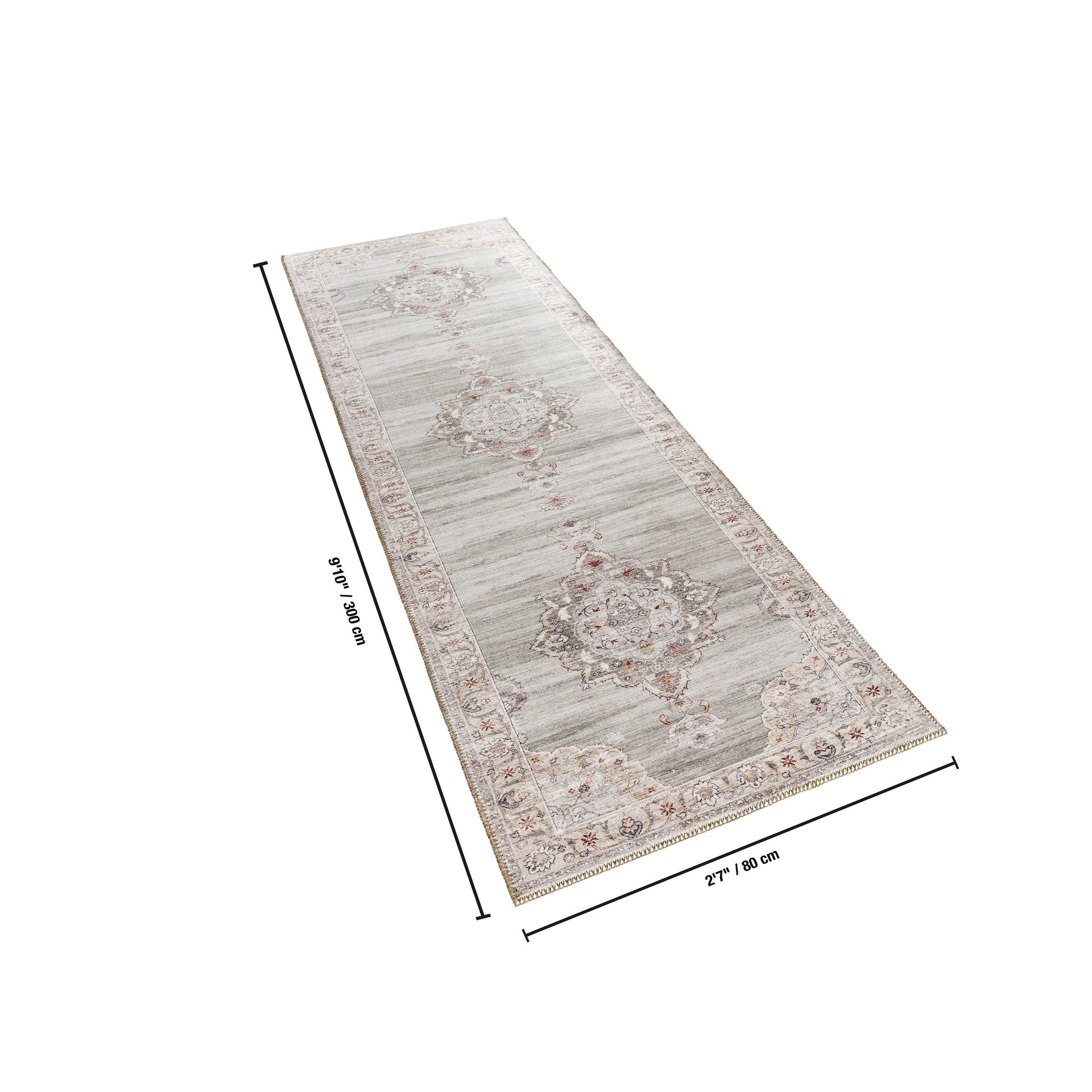 Majestic GC_RYL1007 Green 2 ft. 7 in. x 9 ft. 10 in. Area Rug