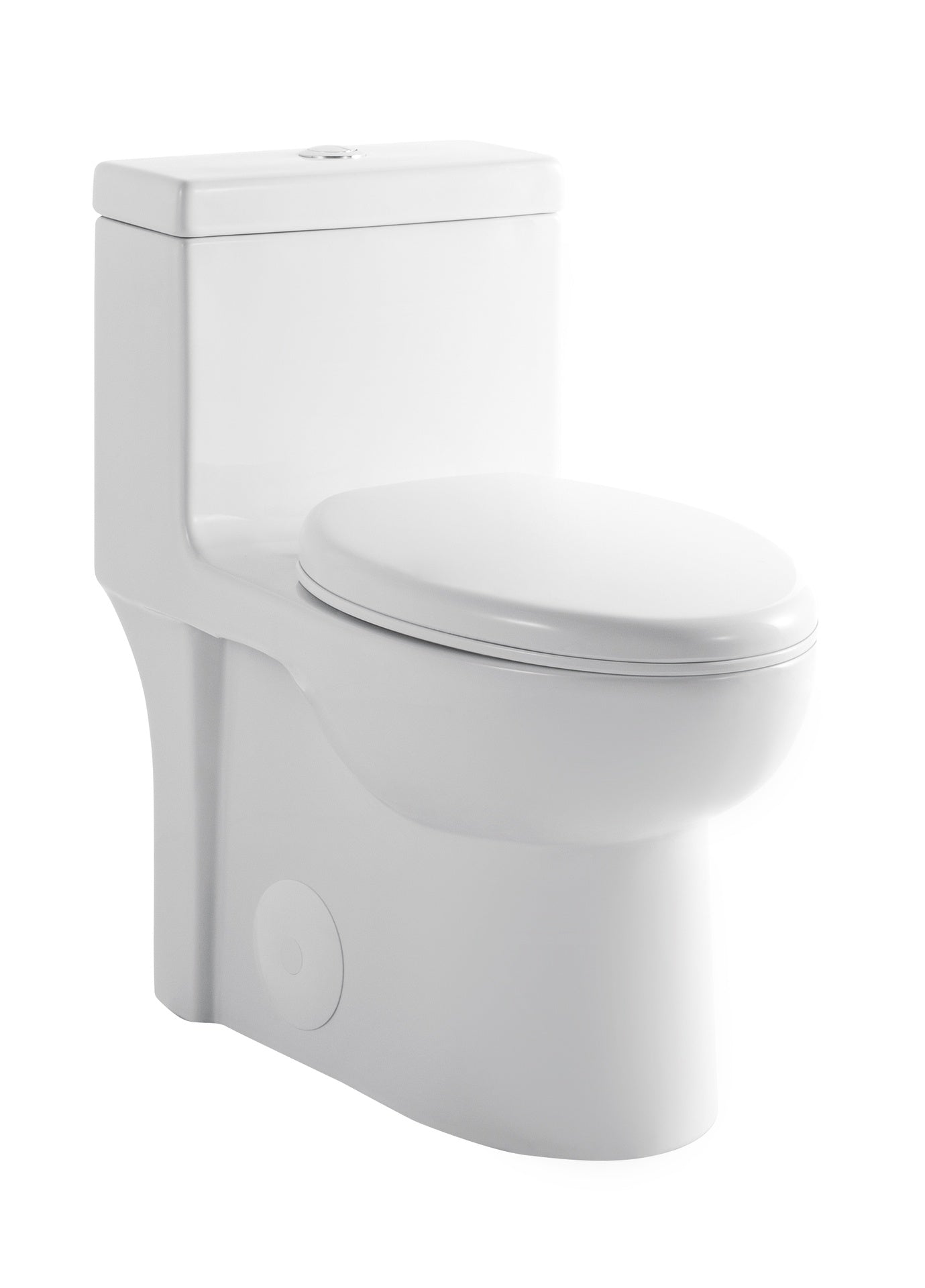Gloss White, A set of Toiler Floor Bolts and Decorative Covers Only