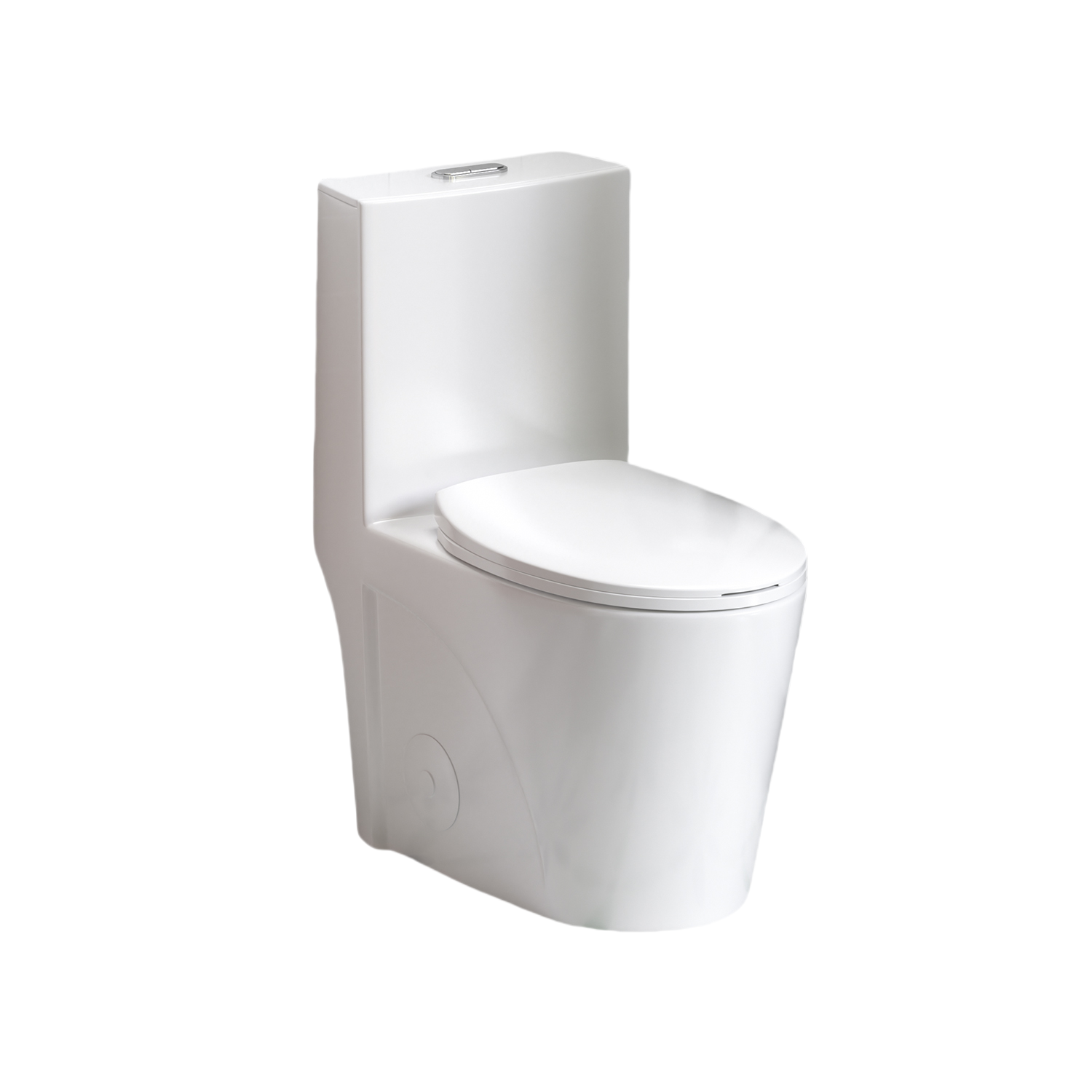 Gloss White, A set of Toiler Floor Bolts and Decorative Covers Only