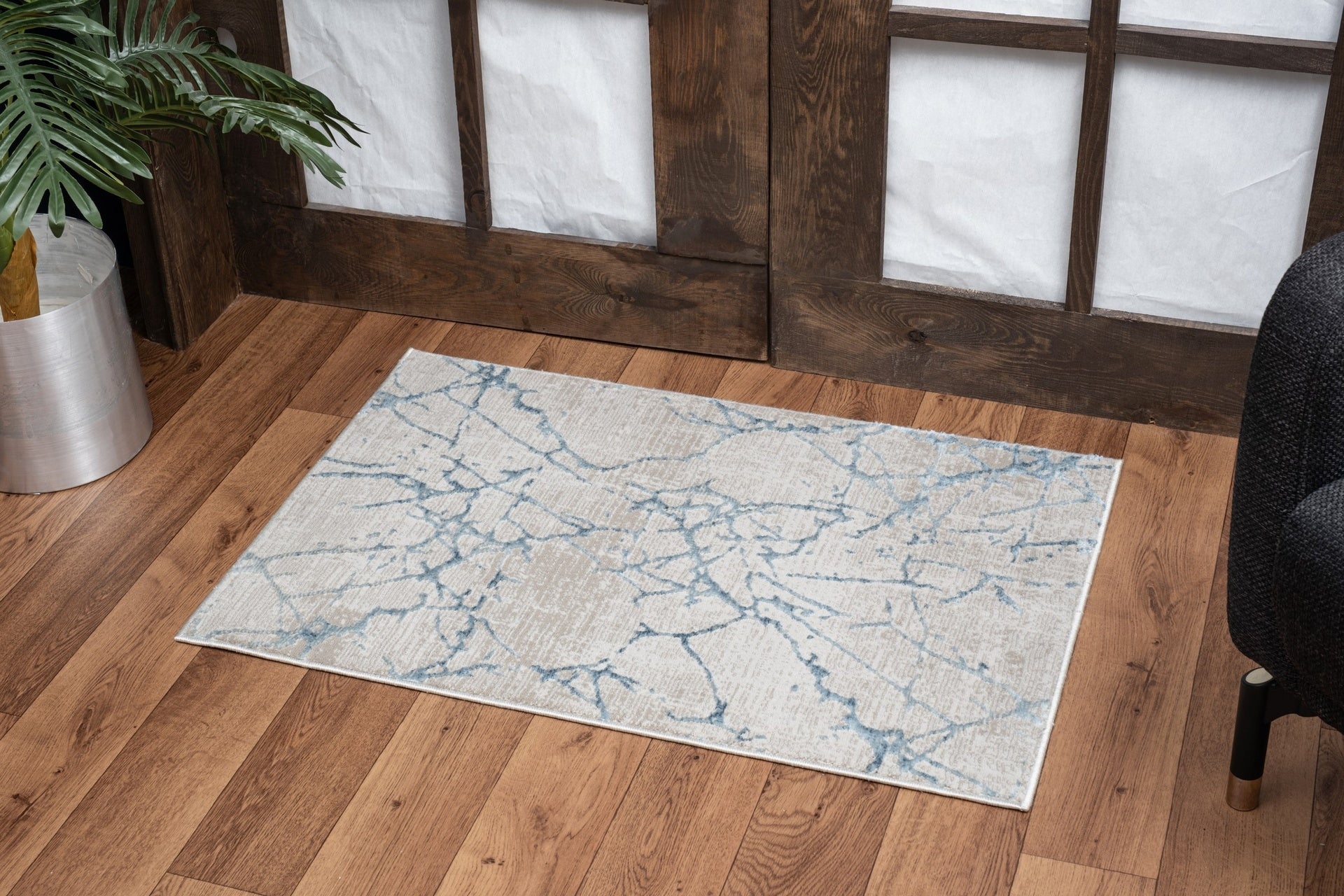 Elegance GC_CNC6005 Blue 2 ft. 7 in. x 7 ft. 3 in. Area Rug