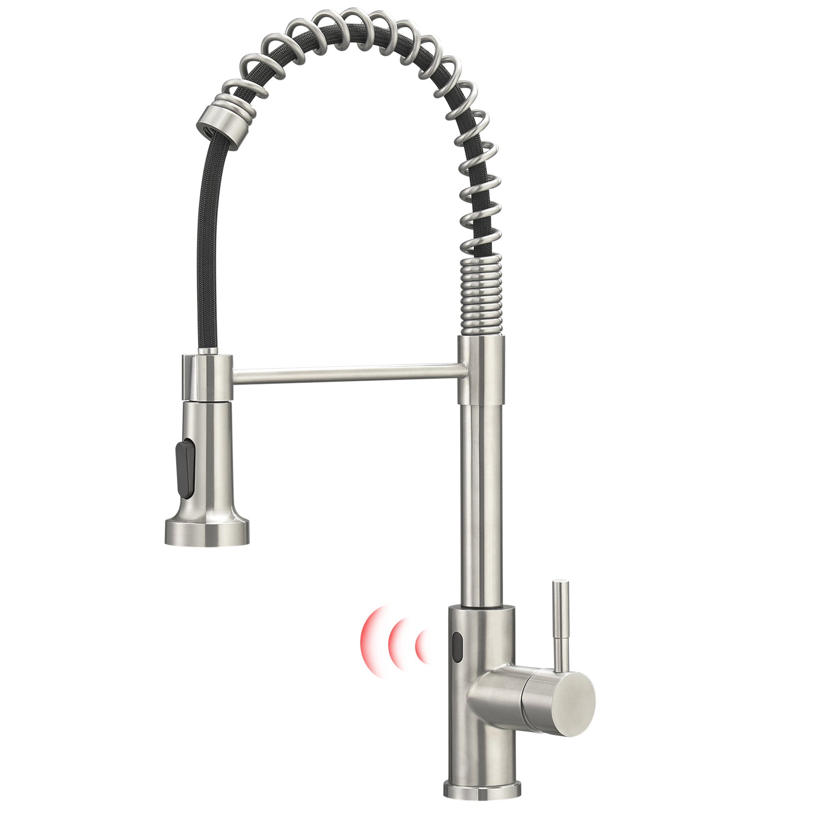 Touchless Kitchen Faucet,Hands Free Automatic Smart Kitchen Faucet Black Smart Kitchen Faucet