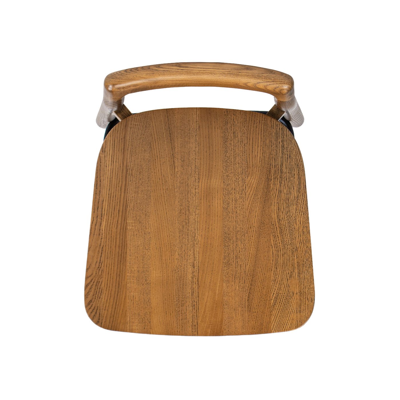 Sven 26.5" Modern Minimalist Low Back Wood Counter Stool, Dark Brown Walnut