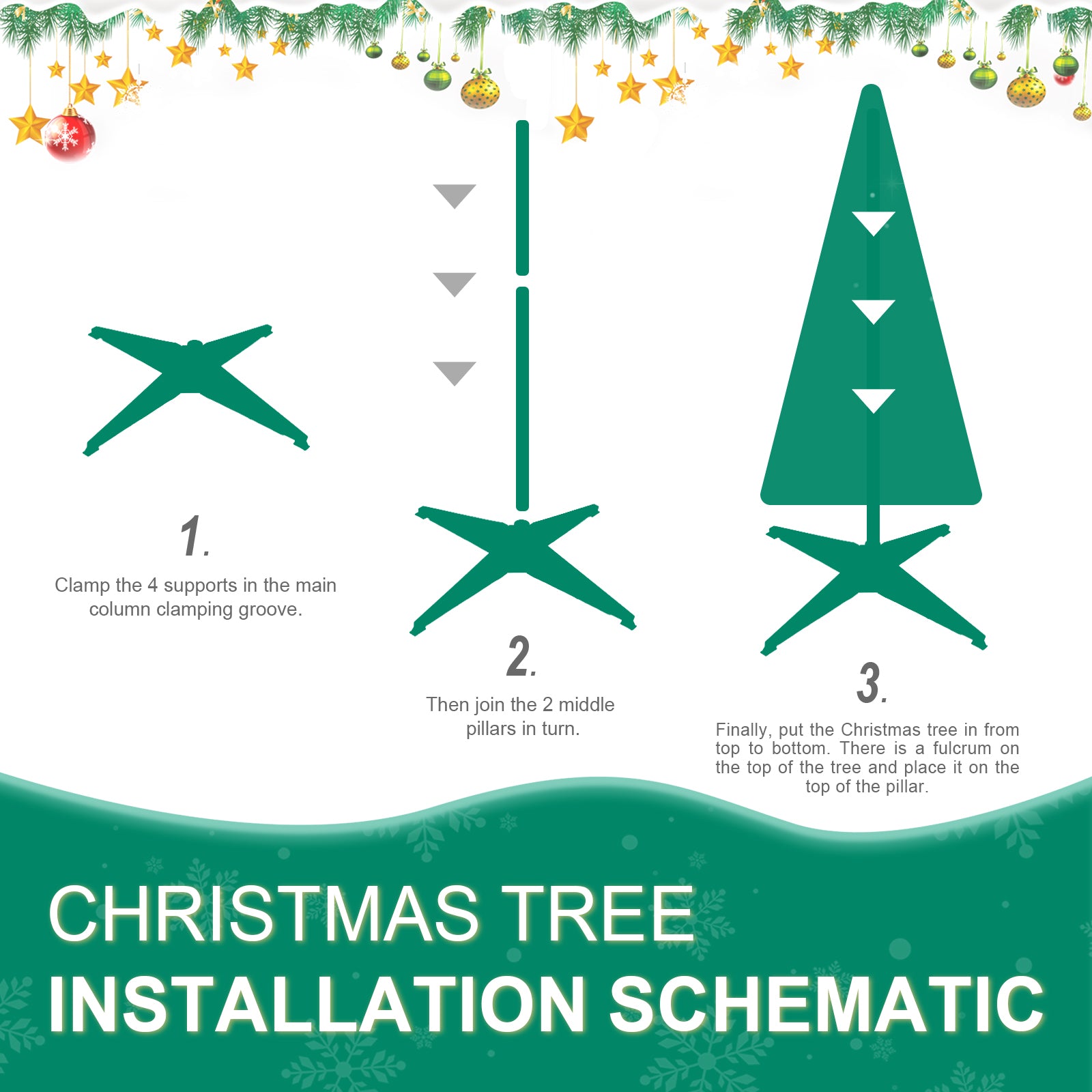 6FT Pop-Up Christmas Tree with 150 Warm White UL Lights – Pre-Decorated with Red & Gold Ornaments, Flowers, Ribbons & Bows – Easy Assembly, Space-Saving Collapsible Holiday Tree