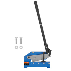 12" Manual Hand Plate Shear for Metal Sheet Processing, HS-12 Benchtop Cutter with Q235 Material, for Crafts Thick Steel Crafting, Heavy Duty Roll Press Machine for Builders, DIY Enthusiasts