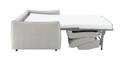 Jinn Beige Chenille Sofa w/Sleeper