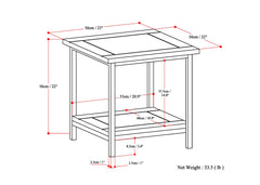 Skyler - End Table - Natural