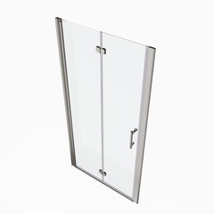 1 3/8" adjustment,universal pivot shower door, with 1/4" tempered glass finish 3072