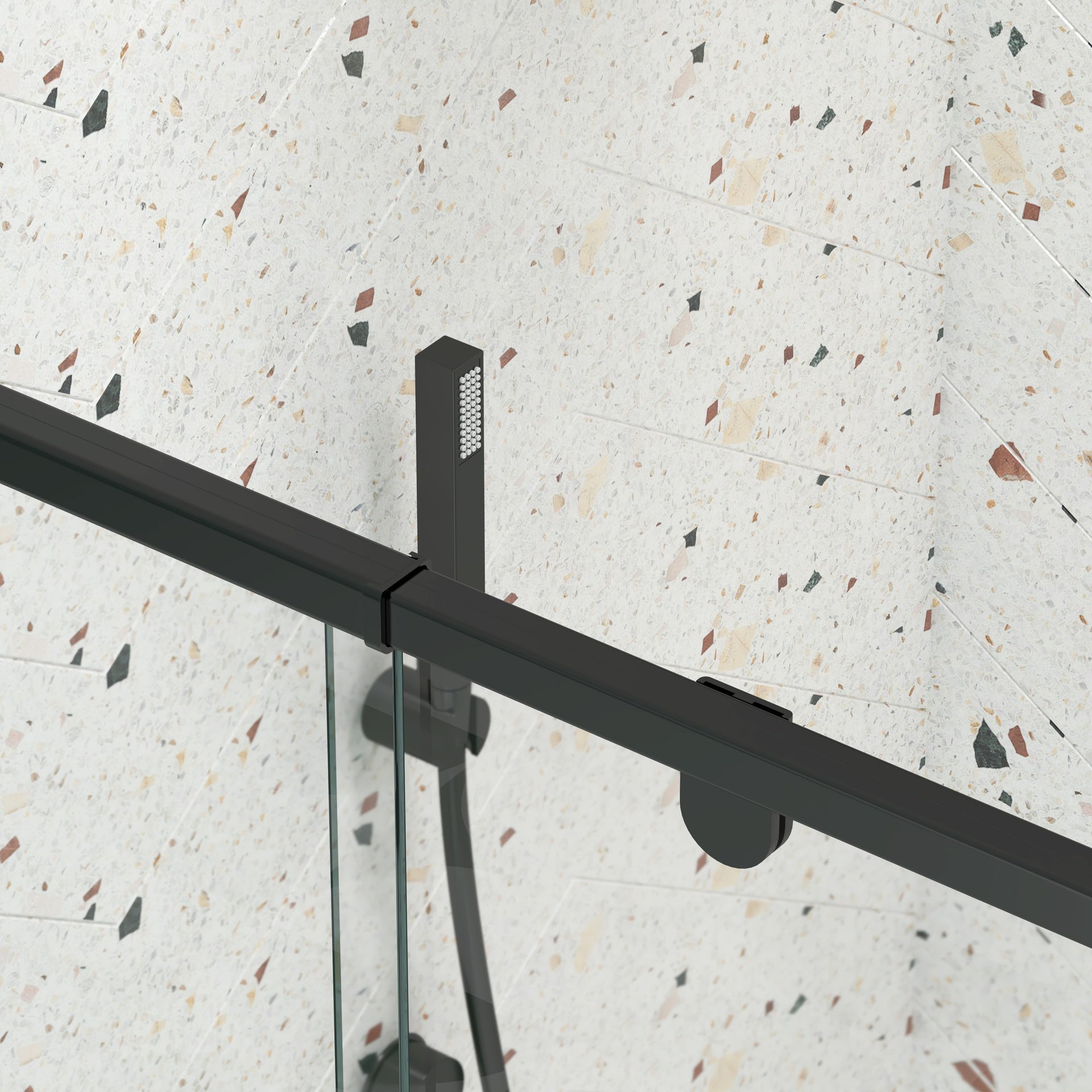 28-32" W x 72" H Piovt Swing Glass Shower Door,Pivot Frame Sliding Shower Door with 1/4"(6mm) Clear SGCC Tempered Glass,Matte Black Finish Shower Doors,Reversible Installation