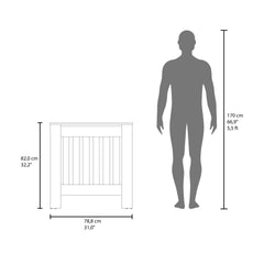 Radiator Cover Cabinet with Slatted Panel, Modern Home Furniture for Heating Units, Ventilated Decorative Enclosure, White