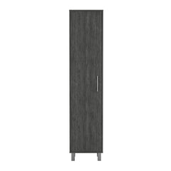 Laska Storage Cabinet, Broom Hangers, 1 Door
