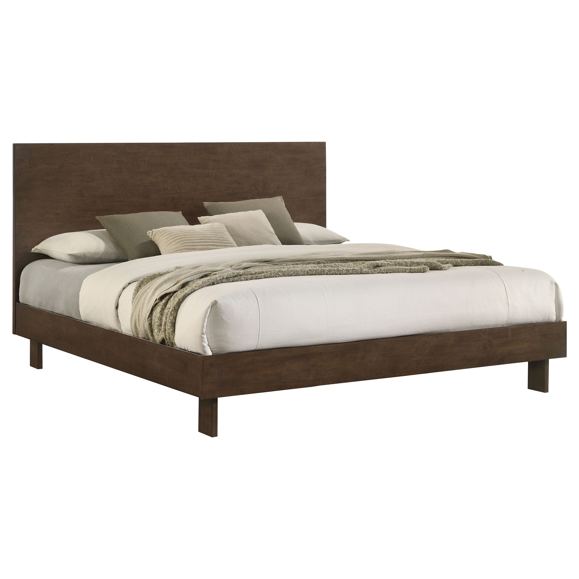 Hemlock Warm Brown Eastern King Platform Bed