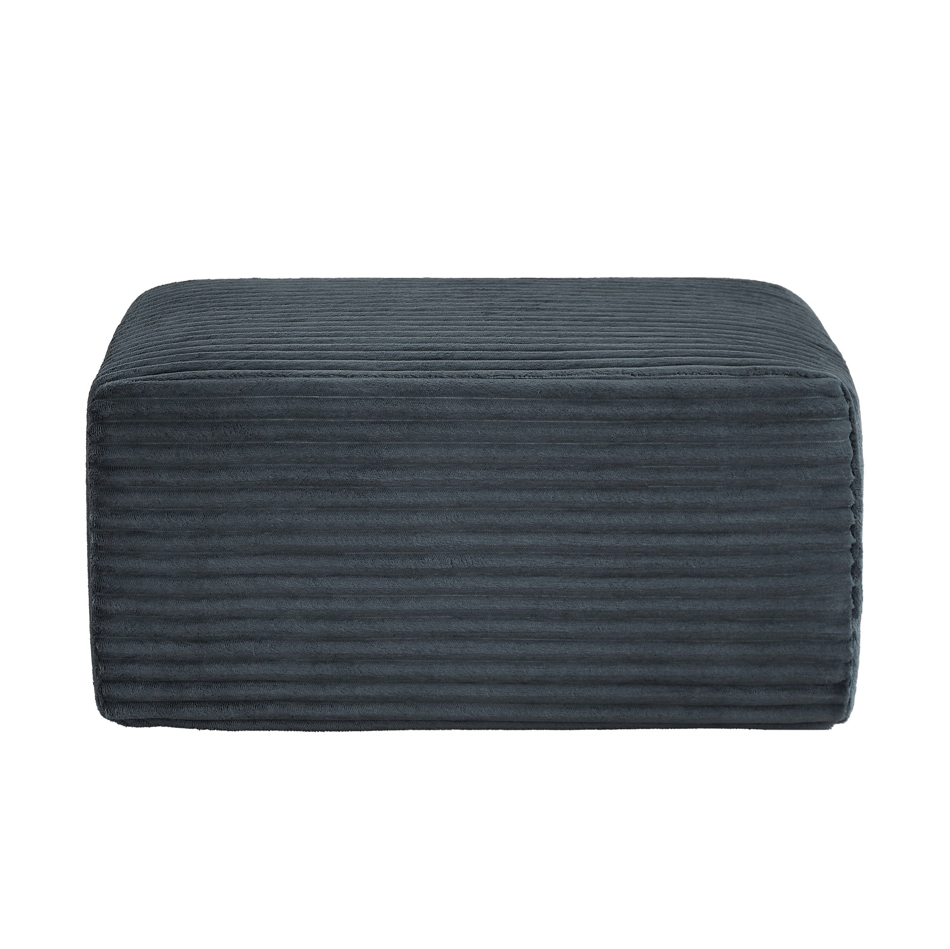 L-Shaped Cloud Sectional Sofa with Ottoman