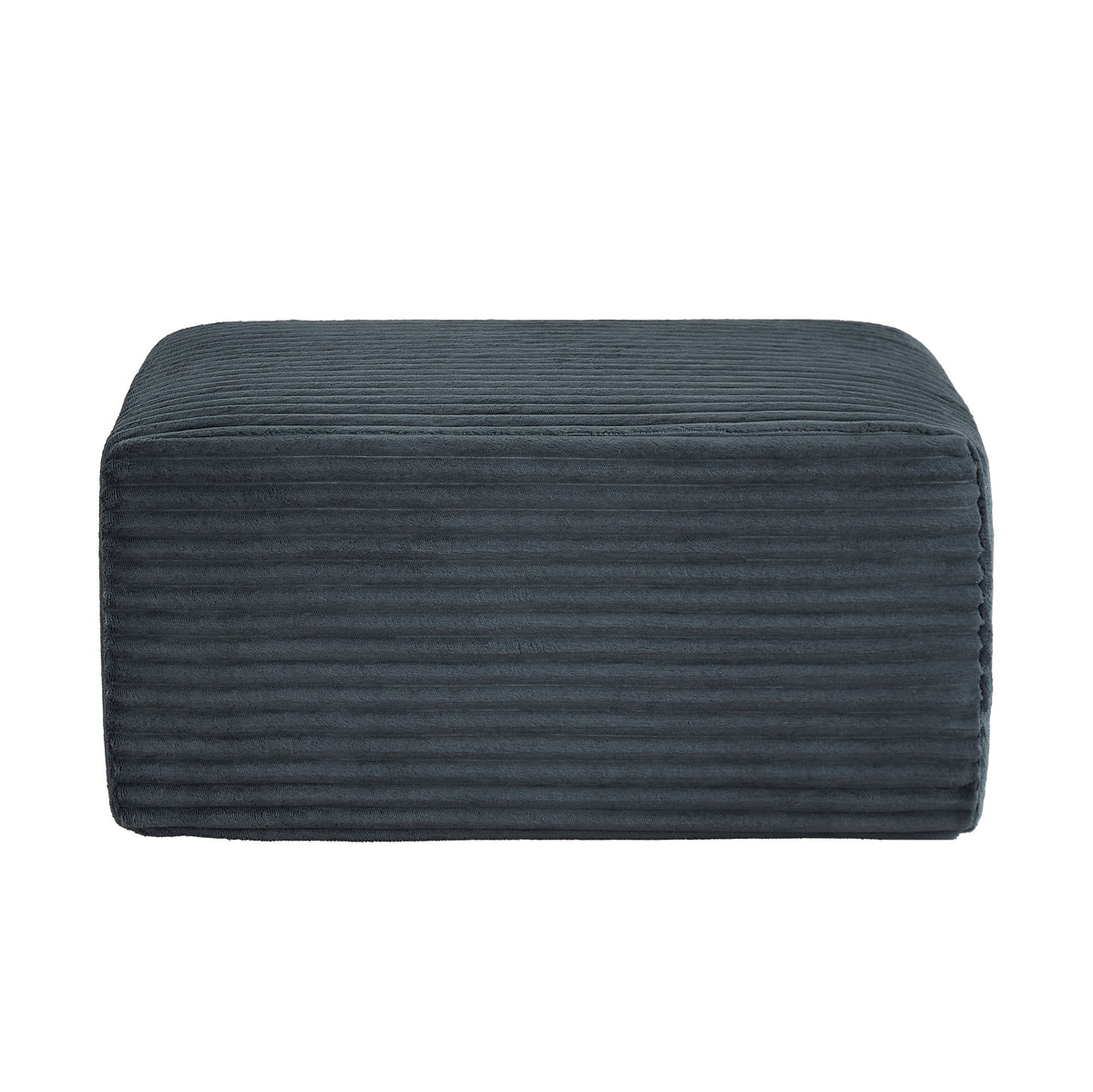 L-Shaped Cloud Sectional Sofa with Ottoman