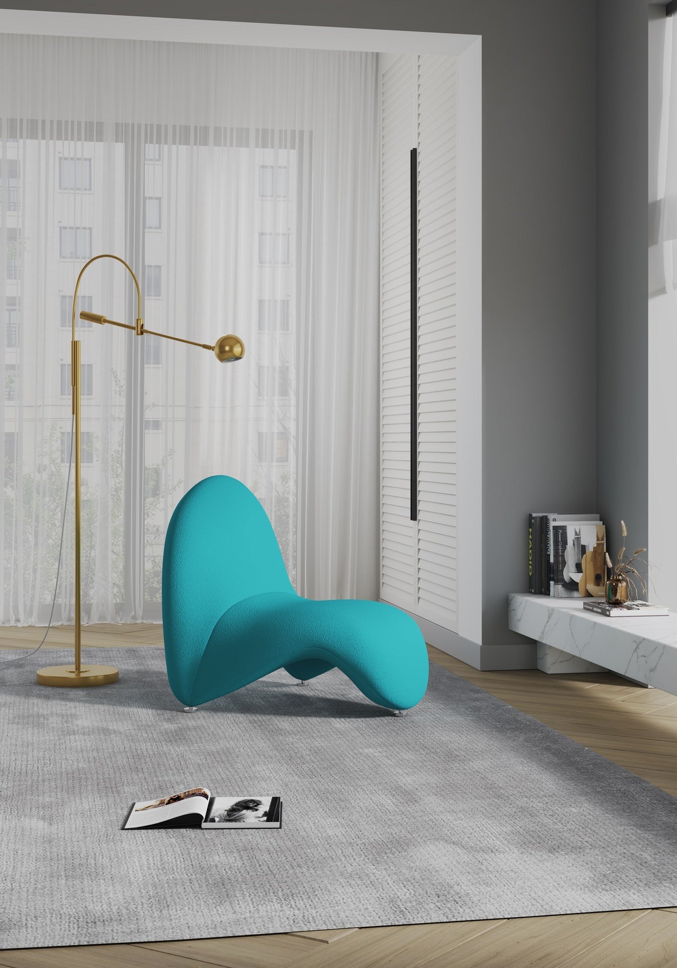 Accent Chair in Teal