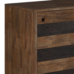 Clarkson 48 inch Wide Solid Wood Medium Storage in Rustic Natural Aged Brown