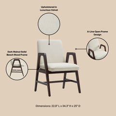 Armchair in Cream