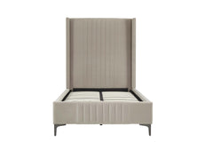 Twin Bed in Rustic Taupe