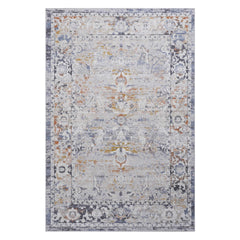 PAYAS Collection 8X10 Ivory / Grey / Traditional Area Rug