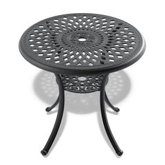5-Piece Set Of Cast Aluminum Patio Furniture With Brown Cushions(same as W1710S00539)