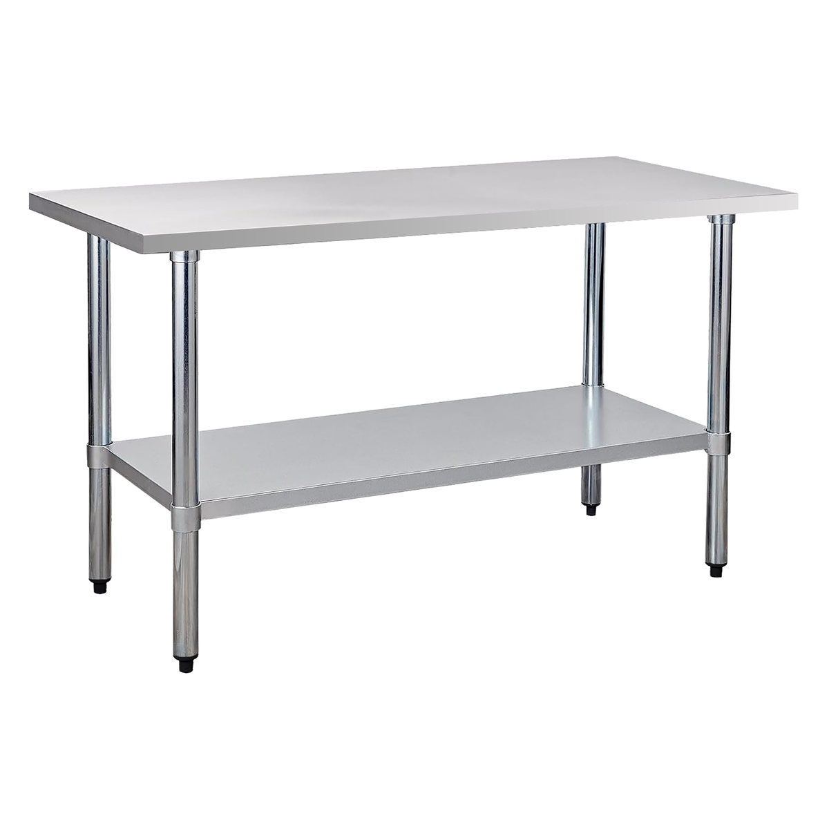24" x 60" 18-Gauge Stainless Steel Commercial Work Table