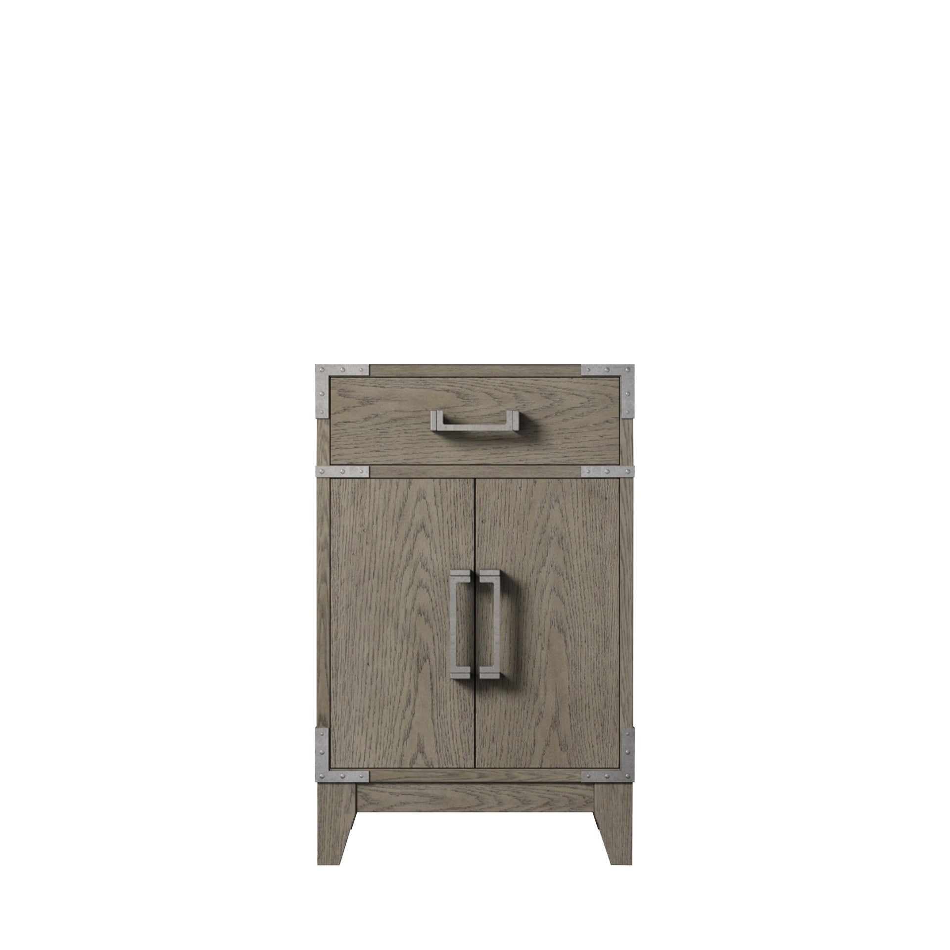 Grey Oak Single Bath Vanity 20 in. W x 18 in. D
