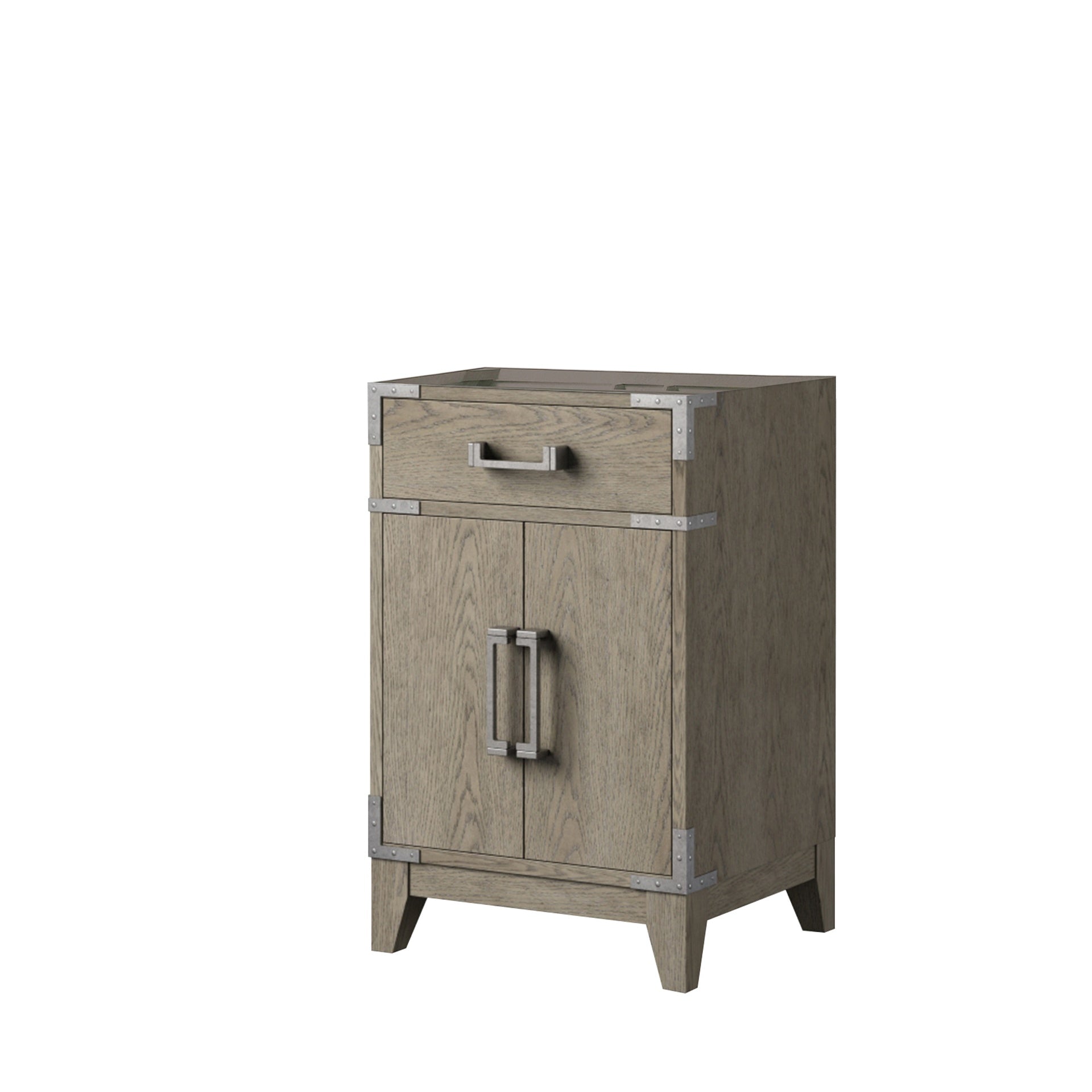 Grey Oak Single Bath Vanity 20 in. W x 18 in. D