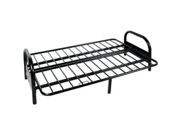 Alfonso Black Finish Adjustable Sofa Frame (Cushion not included)
