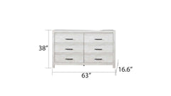 DENVER King 5PC Modern Style Storage Bedroom Set Made with Wood in Natural(NJ INVENTORY)