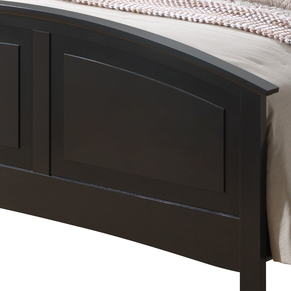 Cozy Black Queen Bed For Relaxed Living