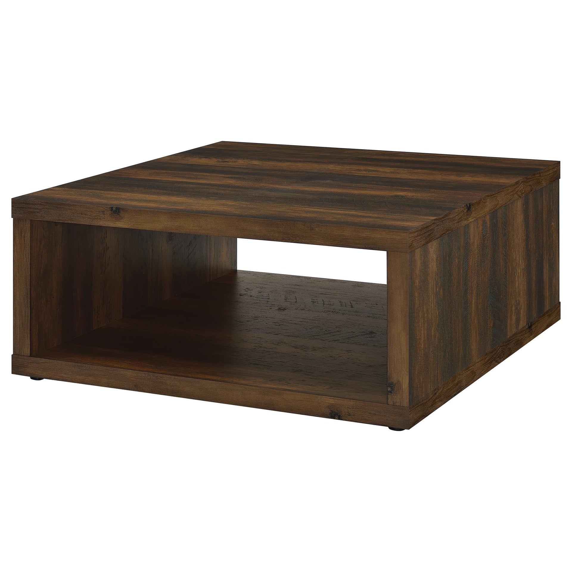 Flint Dark Pine Square Engineered Wood Coffee Table