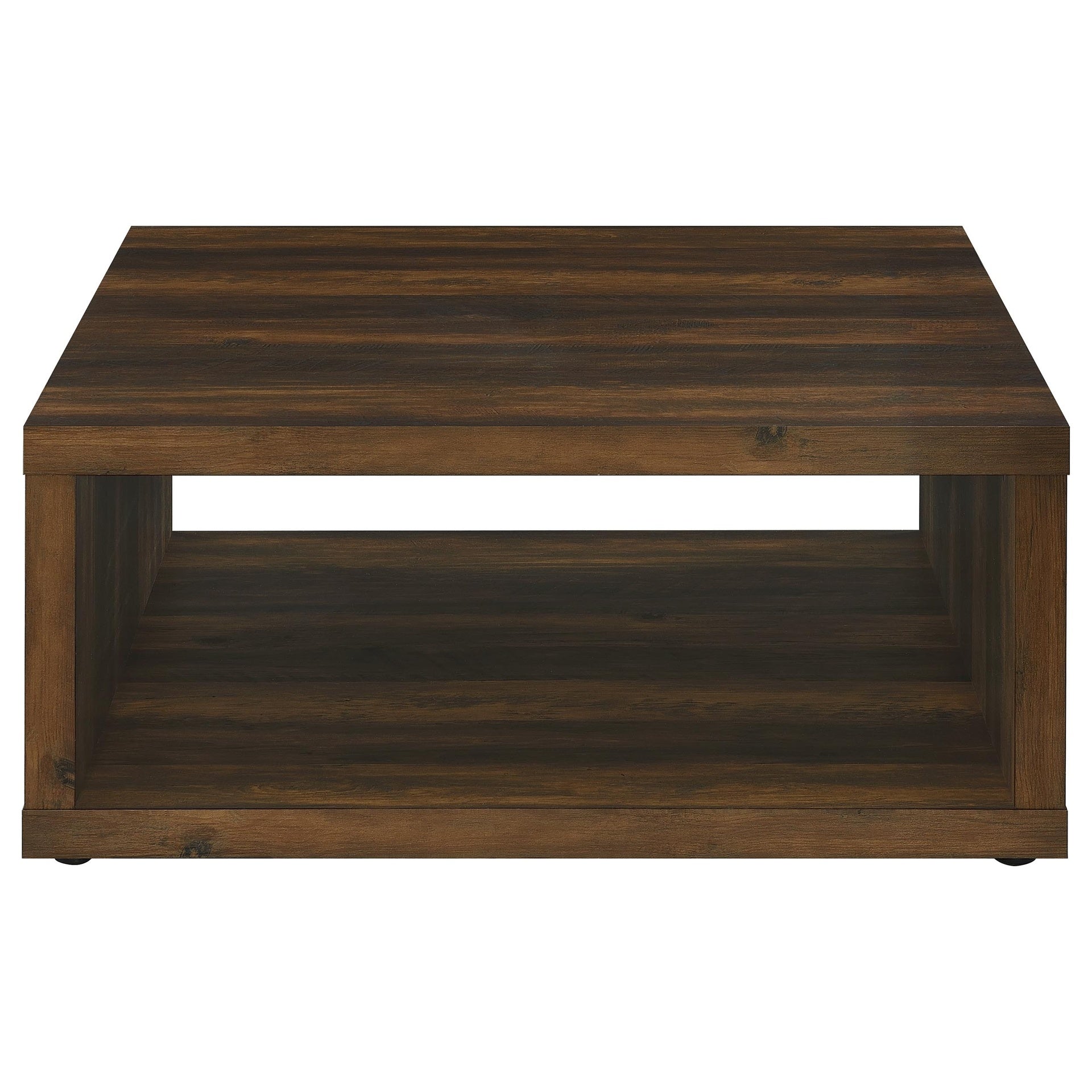Flint Dark Pine Square Engineered Wood Coffee Table