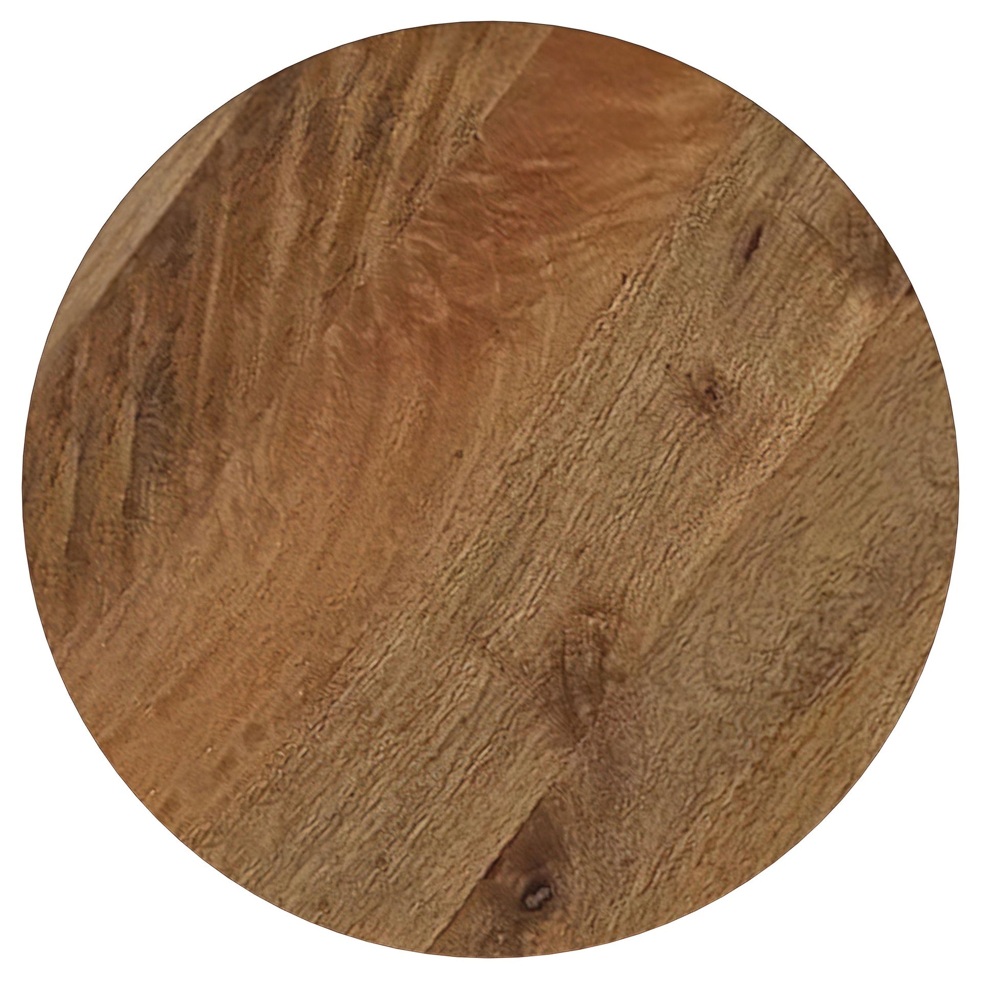 Waters Wild Honey Round Solid Wood Accent Side Table