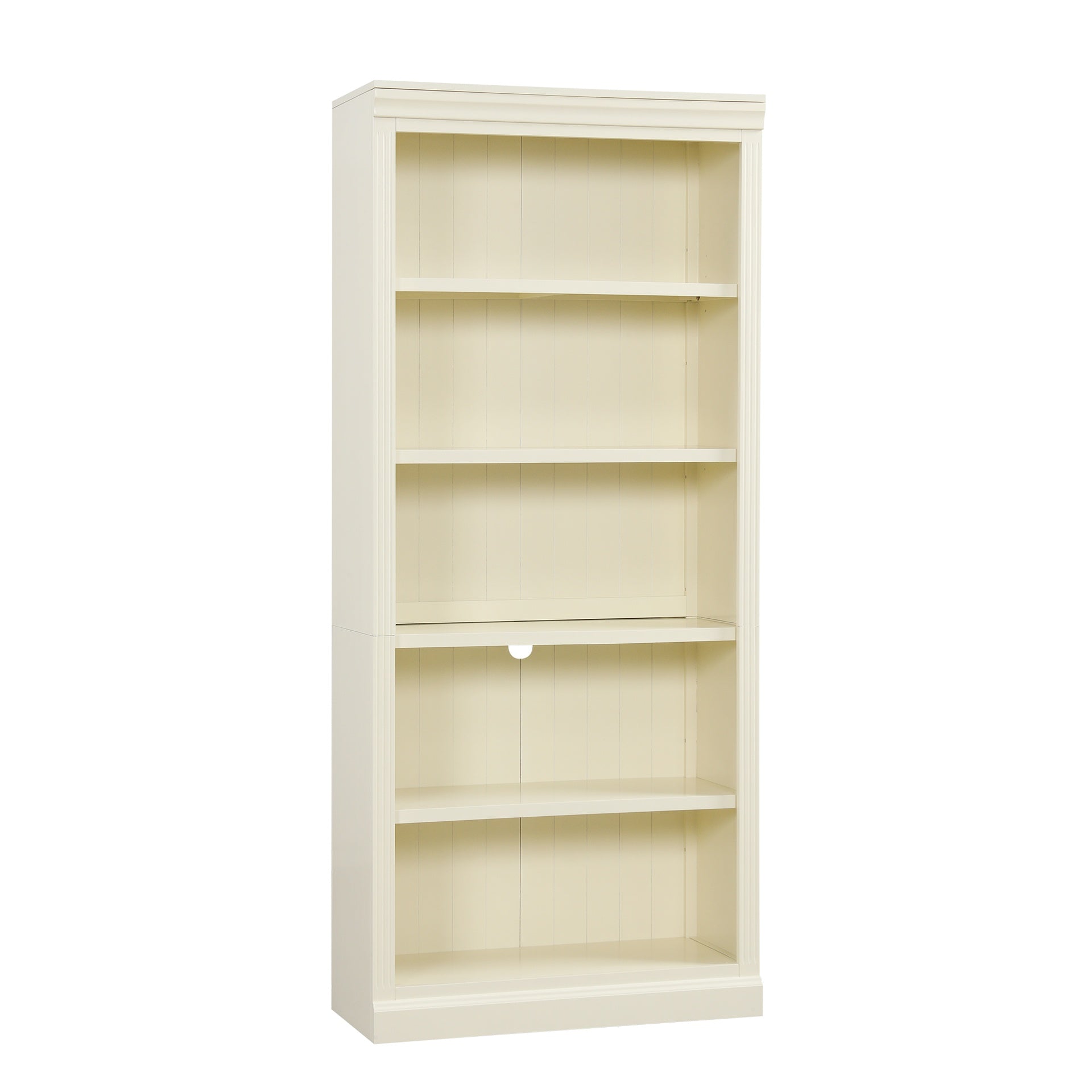 83" Tall Wood Bookcase Suite with light strip ,5-Tier Decor Bookcase Suite with Adjustable Shelves,Storage Organizer,Free Standing Storage Shelves Suite for Living Room,Home Office,Beige and Yellow