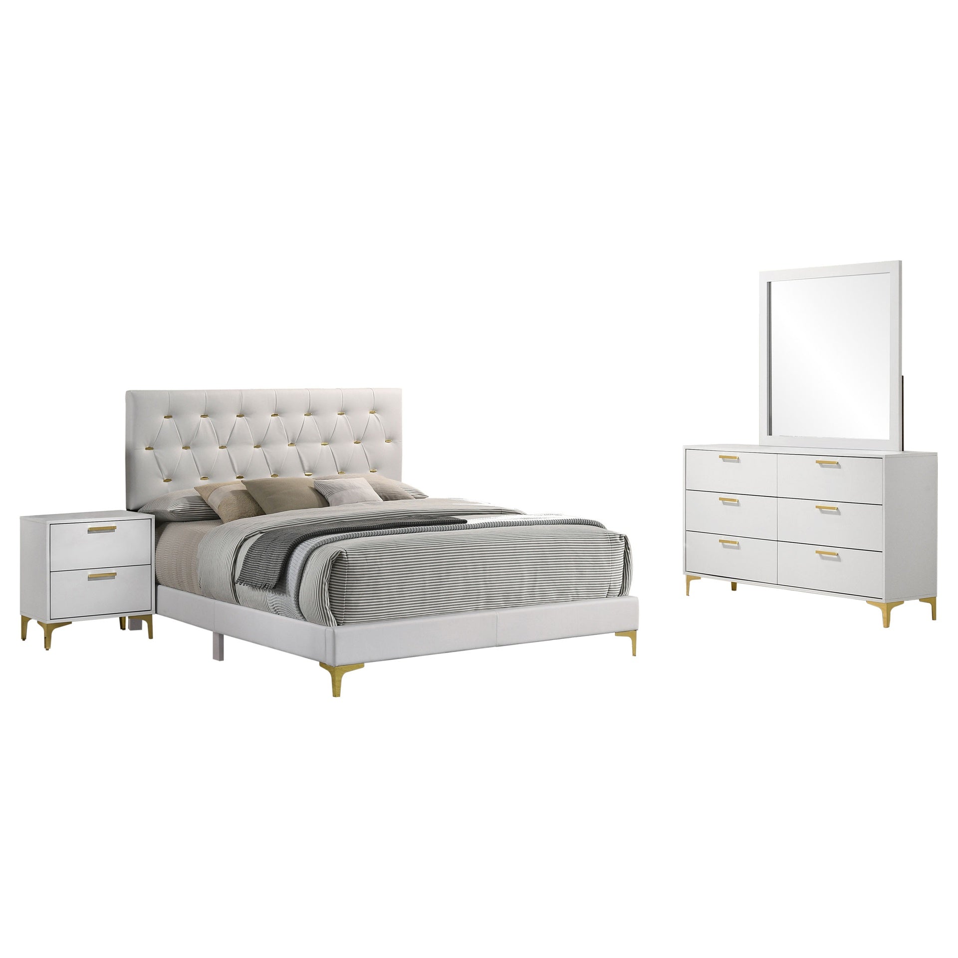 James White 4-piece Eastern King Bedroom Set