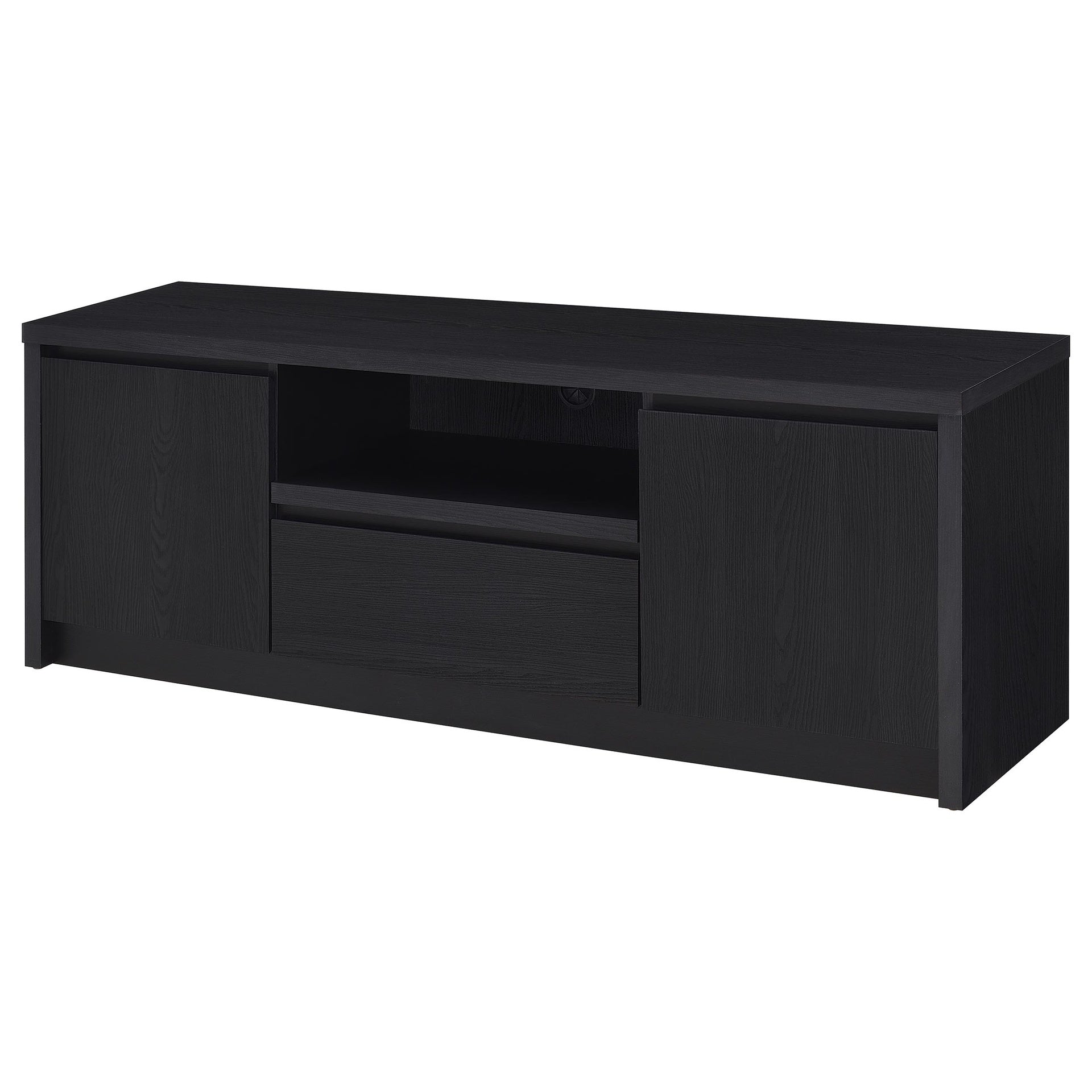 Sloat Black 2-door TV Stand Media Console