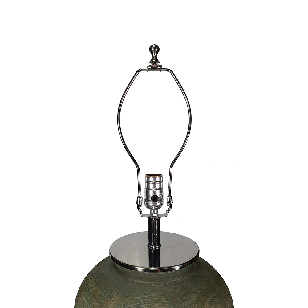 D18x28.5" Glass Table Lamp