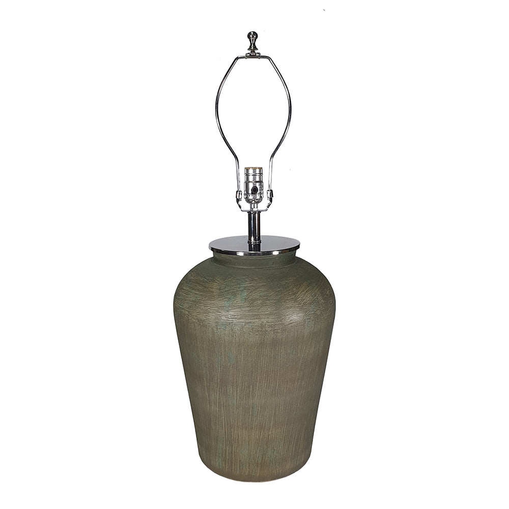 D18x28.5" Glass Table Lamp