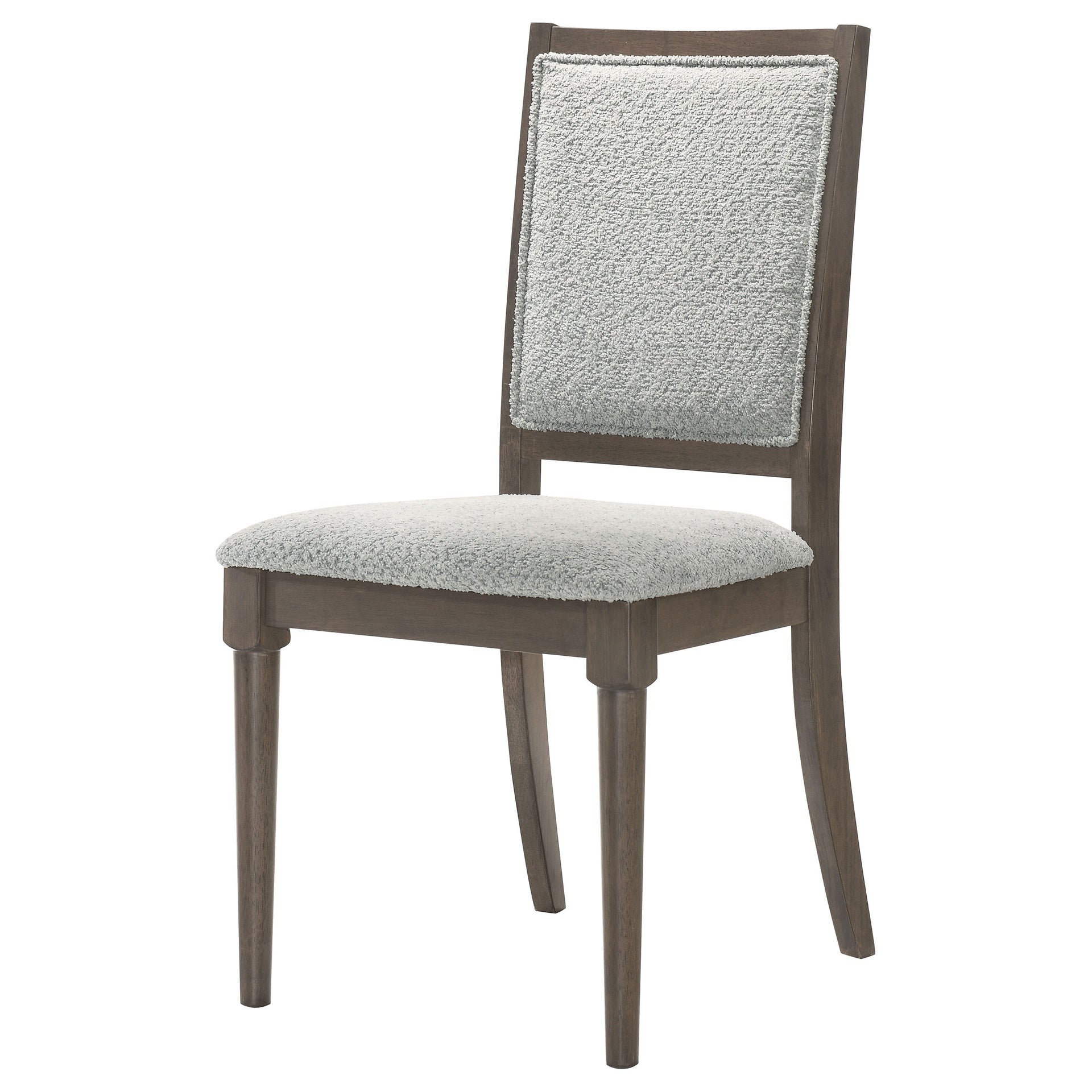 Perkins Dark Brown Upholstered Dining Side Chair (Set of 2)