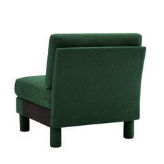 Lucas Armless sofa W/Pillow Polyester -Green