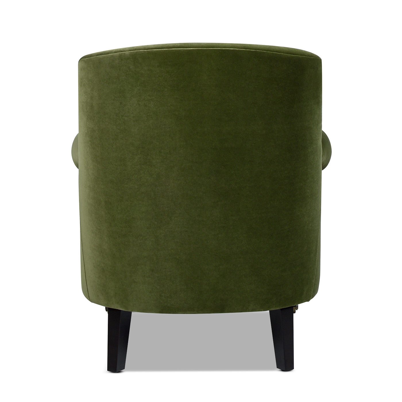 Eloise 30" Pleated Sock Arm Accent Armchair, Olive Green Performance Velvet