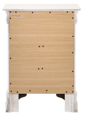 Charming White Traditional Nightstand