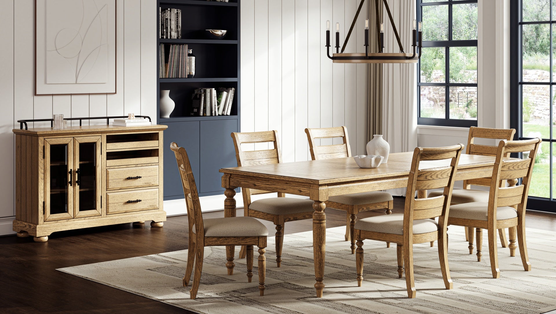 Table with Leaf - Carmel