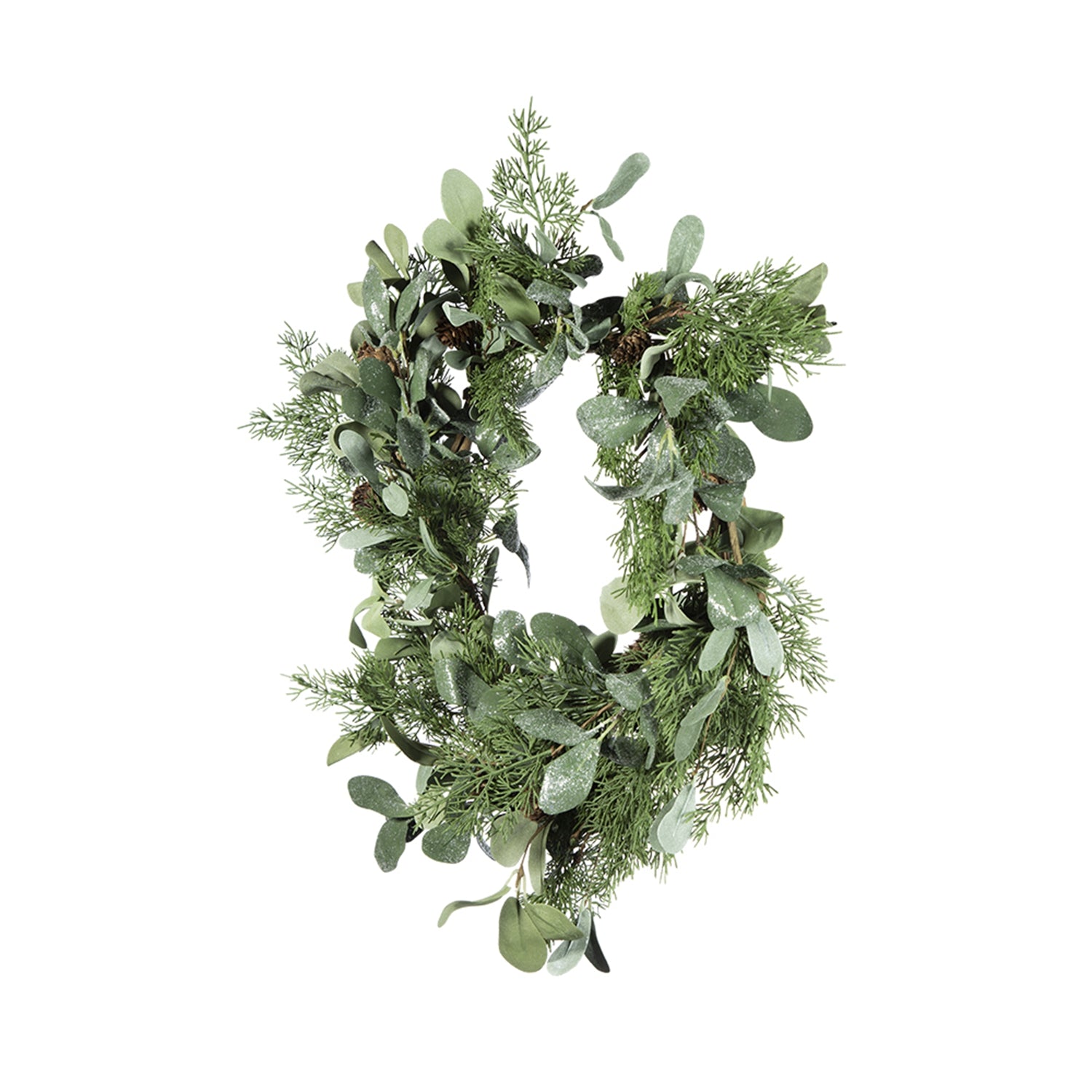 D24" Foliage/Cedar Wreath, Green